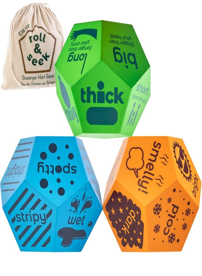 Rivajam Scavenger Hunt for Kids ages 4-8, Toddler & Family Find it Game with Dice, Nature Educational Outdoor & Indoor Home & Camping Games - Image 1